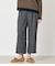 シャークストレッチ ワイドクロップトパンツ