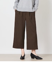 シャークストレッチ ワイドクロップトパンツ