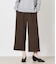 シャークストレッチ ワイドクロップトパンツ