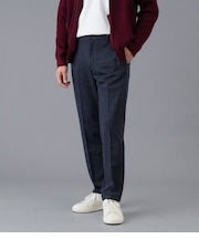 【ストレッチ】ソフトサーモ ニットカルゼ シャーリングパンツ