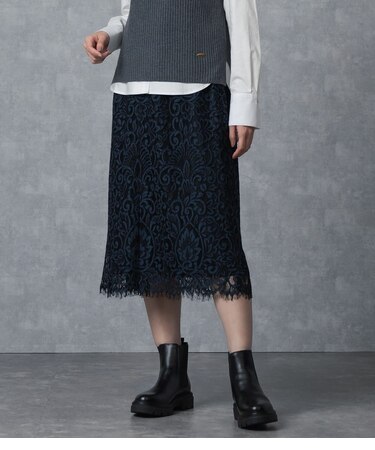 クラシカルレース Aラインスカート