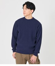 【ウォッシャブル】ブークレ プルオーバーニット