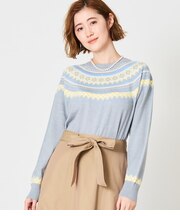 求心フェアアイルプルオーバー