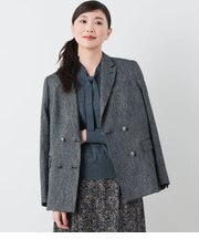 ネップツイル ニューポート ダブルブレストブレザー