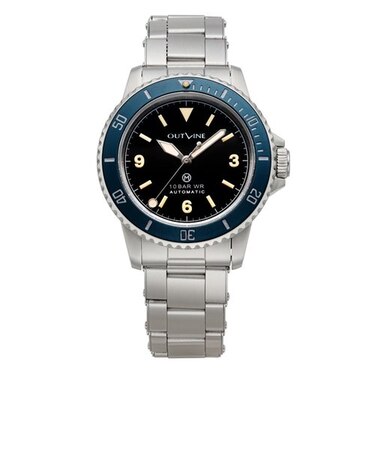 【OUTLINE】アウトライン×チックタック　ネイビーダイバー（3・6・9タイプ）YK20223-2 数量限定モデル