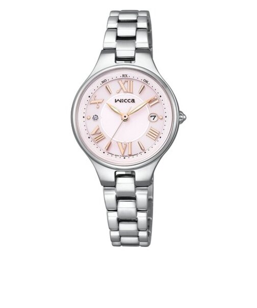 wicca(ウィッカ)ソーラーテック電波時計 KS1-813-91 レディ-ス