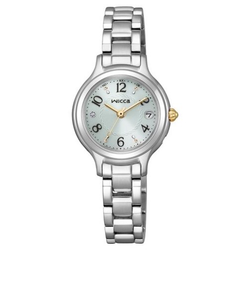 wicca(ウィッカ)ソーラーテック電波時計 KS1-911-71 レディス