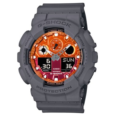 【G-SHOCK】Flame insideシリーズ GA-100FL-8AJF