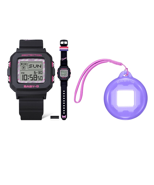 【BABY-G】BABY-G＋PLUS（ベイビージープラス） クロミ コラボレーションモデル BGD-10KKM-1JR クオーツ デジタル レディース