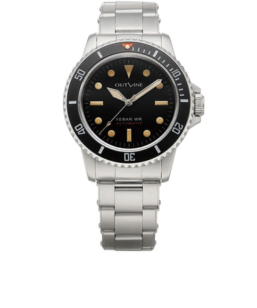 【OUTLINE】アウトライン BLACK DIVER （ドットタイプ） YK20252-1BKDT 自動巻