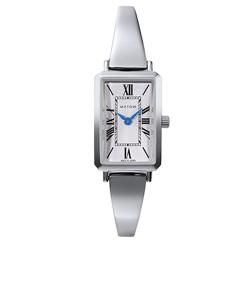 【MATOW】 Tsuki 月華 /スクエア シルバー ホワイト mw003004 クォーツ