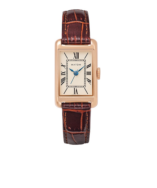 【MATOW】 Tsuki 朧月 -おぼろづき- / スクエア ローズゴールド mw004004 クォーツ