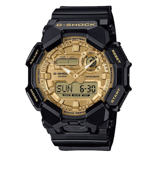 t*3様 【美品】G-SHOCK★ゴールド×ブラック G-SHOCK】Black and Gold Series GA-010GGB-1A9JF クォーツ
