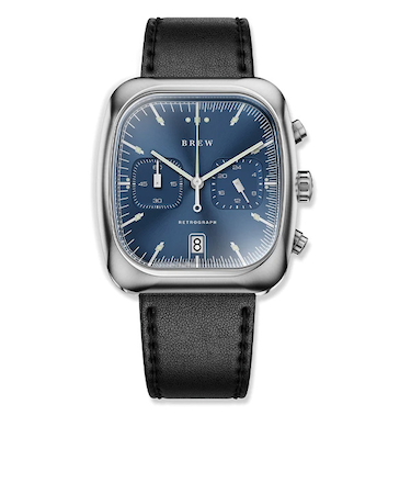 【Brew Watch Co.】 Retrograph - Cobalt 38mm×41.5mm RTRORCBLT メカクォーツ