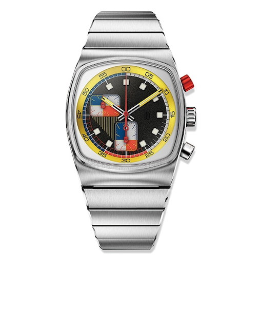 【Brew Watch Co.】 Super Metric - Lumina Yellow 36mm×41.5mm MTRC-YLLW-BLK メカクォーツ