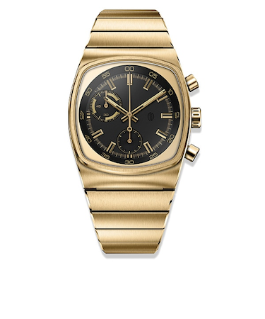 【Brew Watch Co.】Metric - Gold & Black 36mm×41.5mm GLDBLK メカクォーツ
