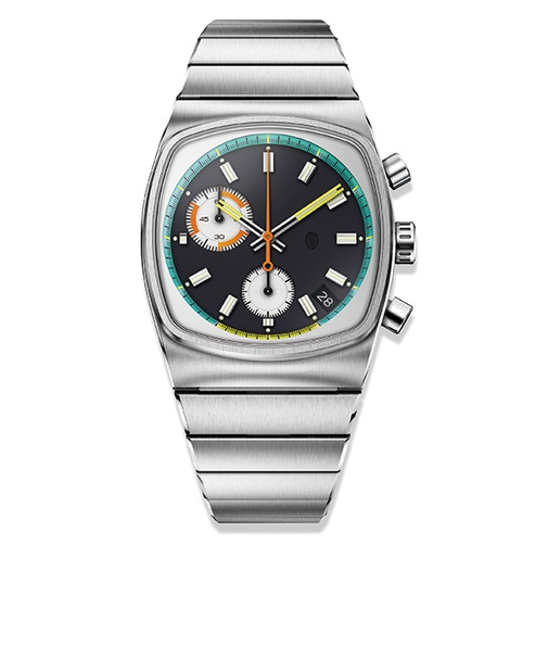【Brew Watch Co.】Metric - Retro Dial 36mm×41.5mm METRIC-BLK メカクォーツ