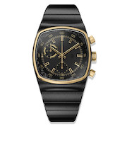 【Brew Watch Co.】Metric - Black & Gold Carbon 36mm×41.5mm MTRC-CARBN メカクォーツ