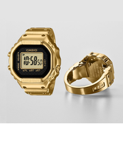 【CASIO】 CASIO RING WATCH カシオ リングウオッチ ゴールド CRW-001G-9JR クォーツ