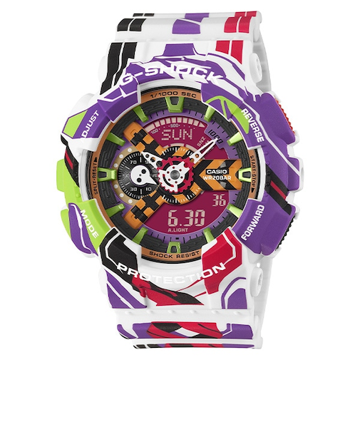 【G-SHOCK】エヴァンゲリオン コラボレーションモデル GA-110EVA30-7AJR アナデジ クォーツ