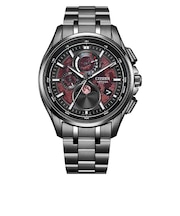 ATTESA エコ・ドライブ電波時計 ダイレクトフライト Black Titanium Series Shades of Red 限定モデル BY1005-73Z