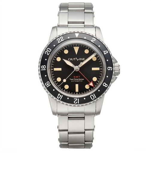 OUTLINE GMT-1960 YK20244-3BKBK-NA ブラックベゼル×ブラック 自動巻 メンズ