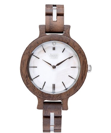 Green Time グリーンタイム木製腕時計 Diamond ダイヤモンド ZW105B(サンダルウッド)