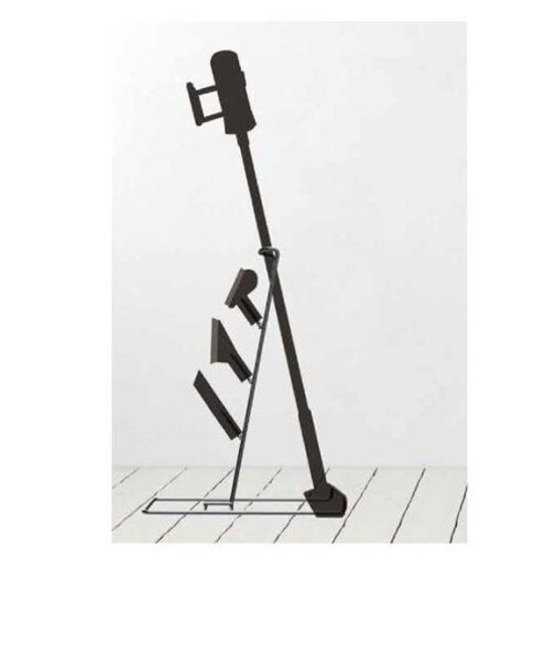 エルソニック/ELSONIC/クリーナースタンド/【アタッチメントも一緒に掛けられて便利！】スティッククリーナースタンドENASCS02