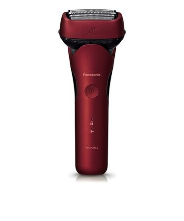 パナソニック/Panasonic/メンズシェーバー【ラムダッシュ】[3枚刃/充電・交流式/ポーチ付/海外対応/赤]  ES-LT4P-R