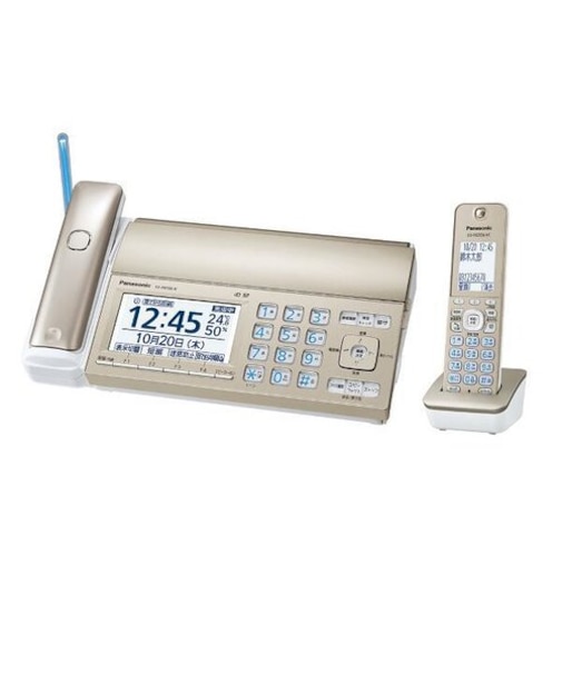 パナソニック/Panasonic/デジタルコードレス普通紙ファックス おたっくす【FAX/子機1台タイプ/シャンパンゴールド】  KX-PD750DL-N