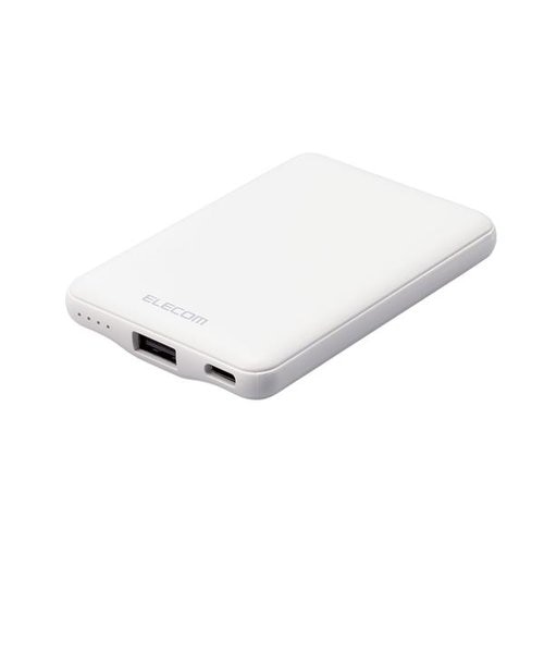 エレコム/ELECOM/モバイルバッテリー 5000mAh 12W 入力(Type-C×1) 出力(Type-C×1､USB-A×1) PSE認証  ホワイト/ DE-C37-5000WH｜ノジマの通販｜&mall（アンドモール）三井ショッピングパーク公式通販