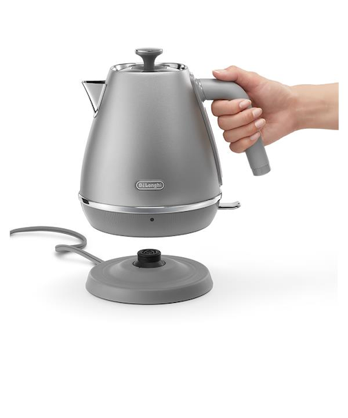 デロンギ/DeLonghi/ディスティンタ・ペルラ コレクション 電気ケトル【1.0L/シルバー】/ KBIN1200J-S