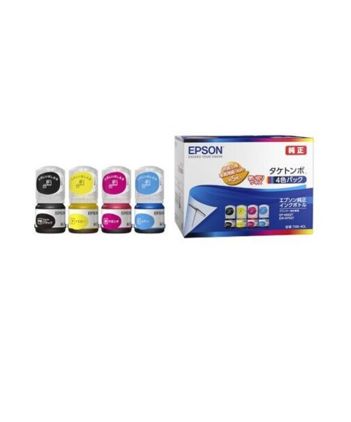 エプソン/EPSON/純正インクボトル タケトンボ 4色パック/  TAK-4CL