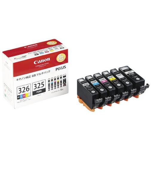 キヤノン/Canon/インクカートリッジ6色マルチパック/  BCI-326_325-6MP