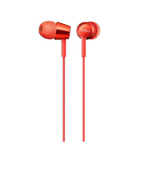 SONY ソニー イヤホン MDR-E557 赤 ソニー/SONY イヤホン【カナル型/リモコン・マイク対応/φ3.5mm/ミニ