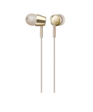 ソニー/SONY イヤホン【カナル型/リモコン・マイク対応/φ3.5mm/ミニプラグ/ゴールド】  MDR-EX155AP-NQ