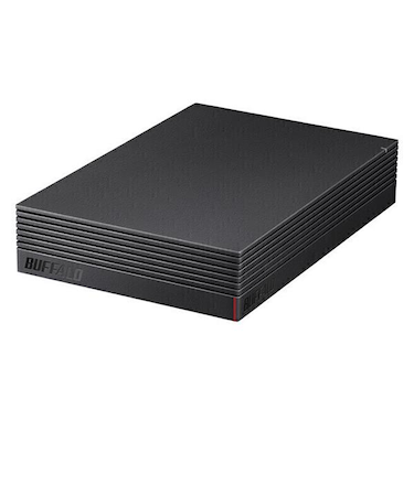 バッファロー/BUFFALO外付けHDD/HD-EDS-E【4TB/USB3.2/デバイス連動電源/AV機器対応/2020年11月モデル】HD-EDS4U3-BE/