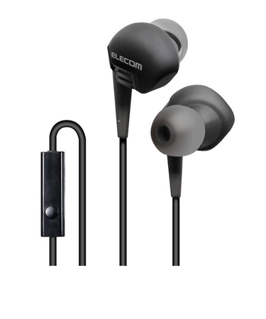ELECOM/エレコム/イヤホン/【1.2ｍ/有線/カナル型/リモコン・マイク対応/φ3.5mm/ミニプラグ/ブルー】/