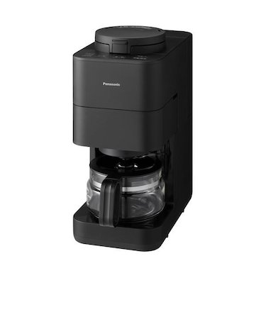 パナソニック コーヒーメーカー [ミルあり/ミル自動洗浄/4カップ/ブラック] NC-A58-K