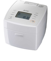 三菱/MITSUBISHI/IH炊飯ジャー炭炊釜 熾火 5.5合炊き月白 NJ-VS10G-W/
