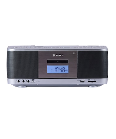 TOSHIBA 多機能ＣＤラジカセ 多彩な音源 デジタル保存 AX-KCR70-S