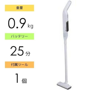 CCP/コードレス極軽スティッククリーナー【サイクロン式】/CMDC95WH