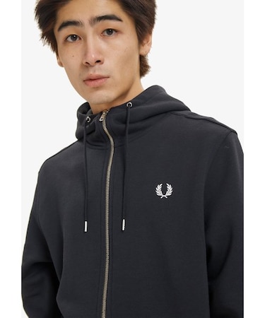 Hooded Zip Through Sweatshirt - J7536