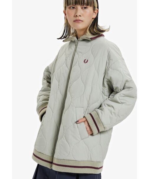 Padded Knit Collar Jacket - F6357｜フレッドペリーの通販｜&mall 