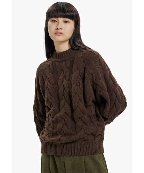 Cable Knit Jumper - K4118｜フレッドペリーの通販｜&mall