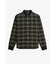 Knitted Collar Tartan Shirt - M5649