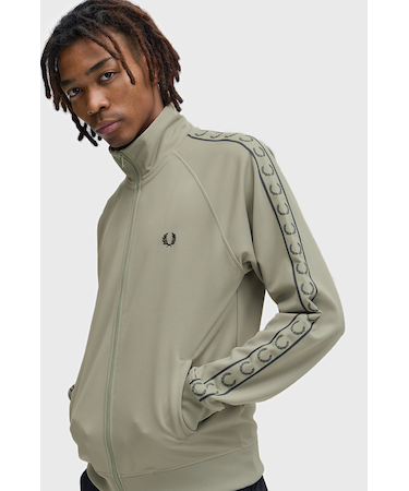 Contrast Tape Track Jacket - J5557