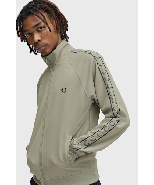 Contrast Tape Track Jacket - J5557