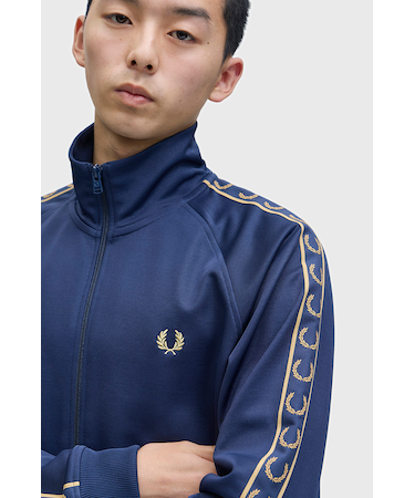 Contrast Tape Track Jacket - J5557