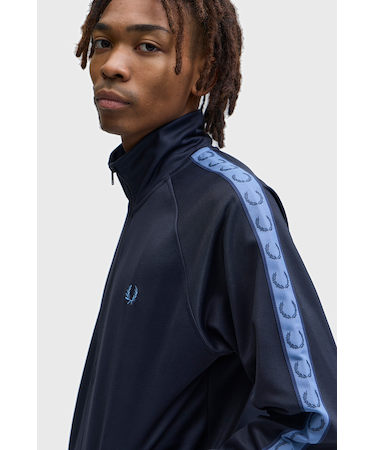 Contrast Tape Track Jacket - J5557